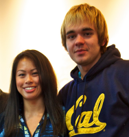 Two attendees at xHack 2012